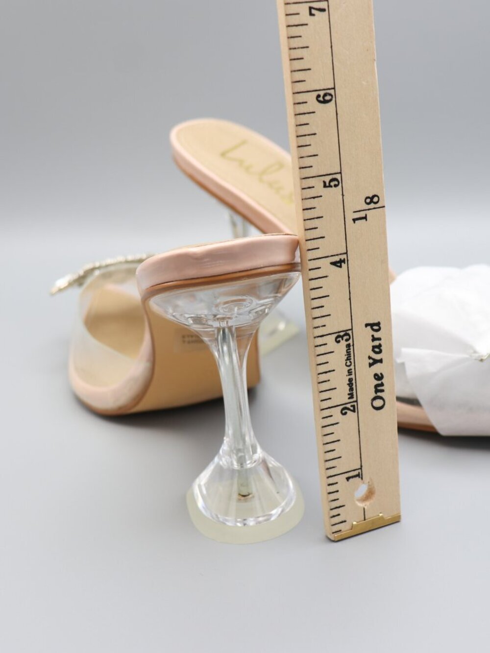 Lulus Midnight Light Nude Pointed-toe Heels Beige - Size 8.5 - Picture 4 of 9